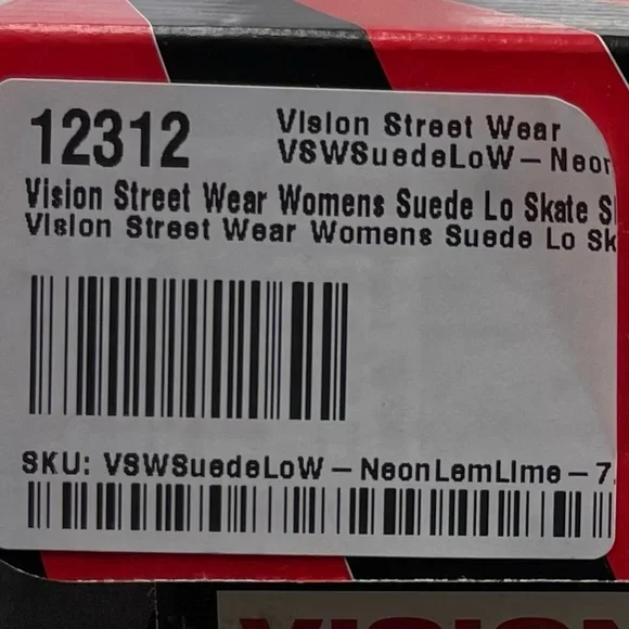 Vision Street Wear Womens Suede Lo Skate Sneaker - Picture 9 of 11